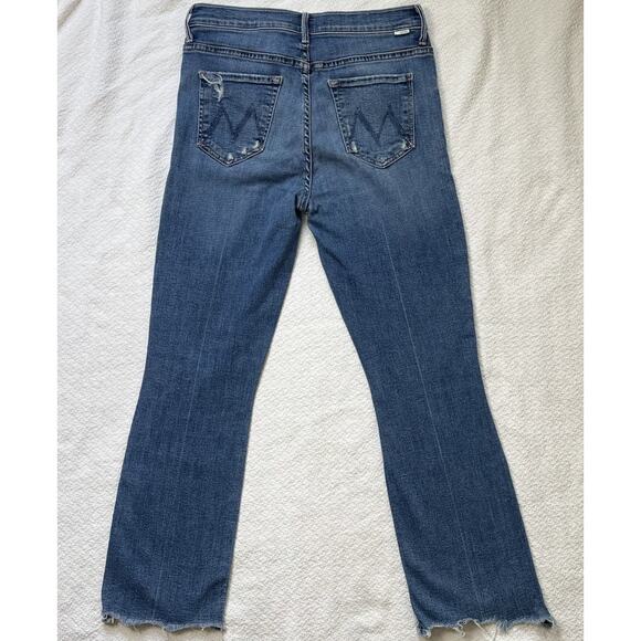 MOTHER The Insider Crop Step Chew Jeans in Dancing on Coals Size 28 - Picture 2 of 6